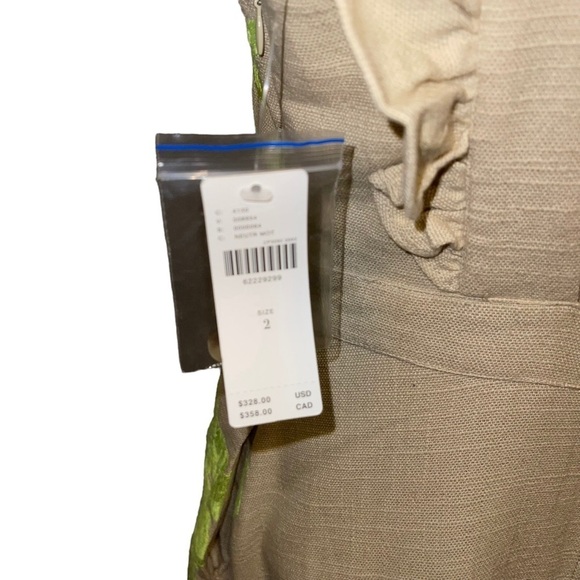 NWT Anthropologie Floral Embroidered Midi Dress Size 2 - Picture 12 of 16